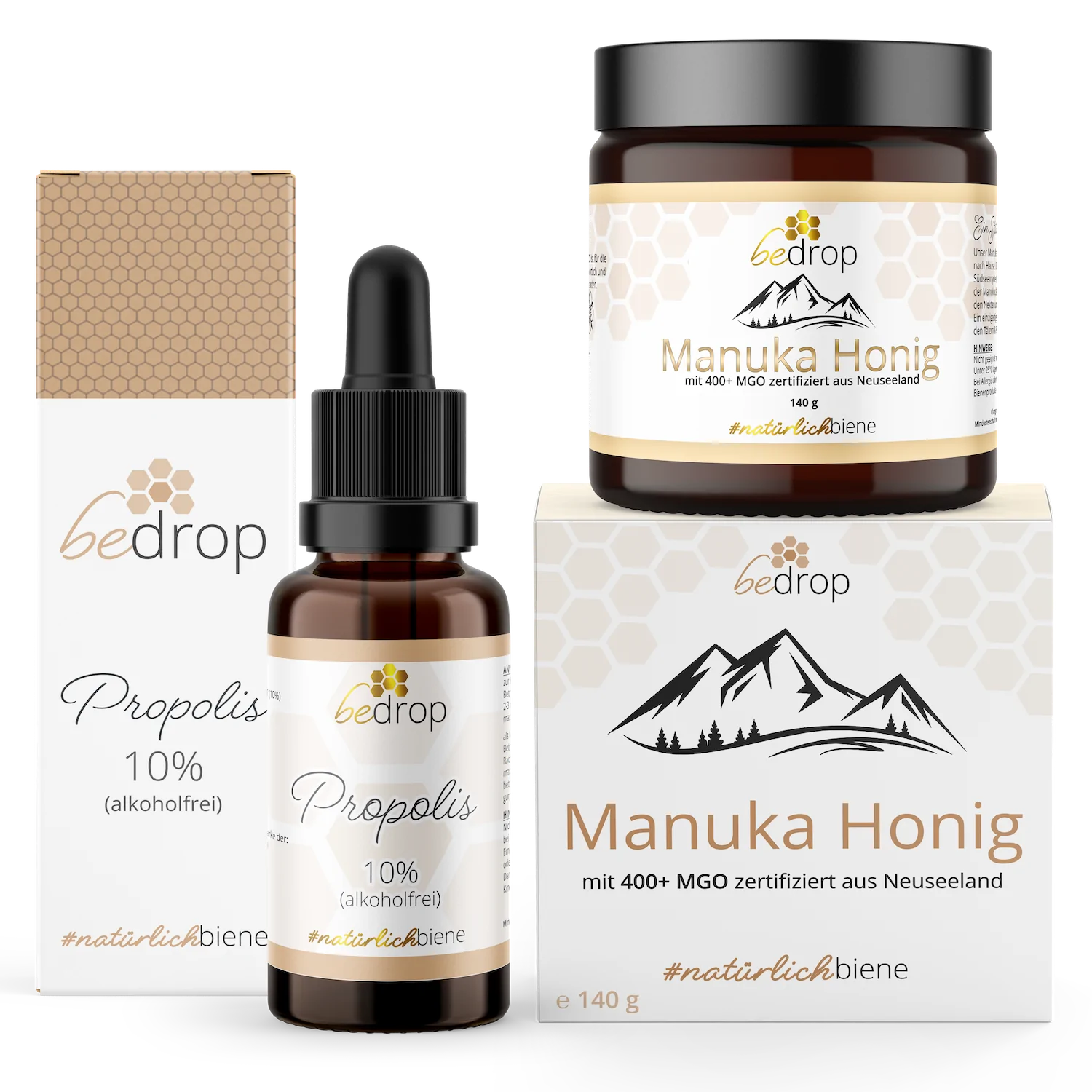 Image of Das Kinder Set | Manuka Honig MGO 400 + Propolis Tinktur (alkoholfrei)