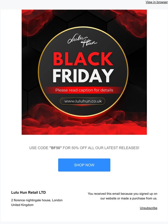Black Friday Sale! 🖤