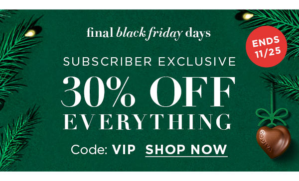 30% Off Everything with Code: VIP + Free Ship $40+ with Code: FREESHIP40