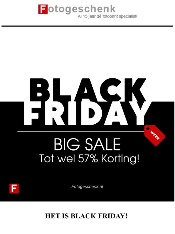 Eindelijk! 57% BLACK FRIDAY Korting!🎁