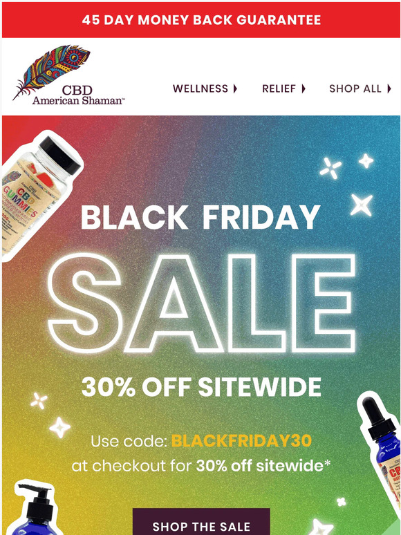 30% Off All CBD Essentials 🚨