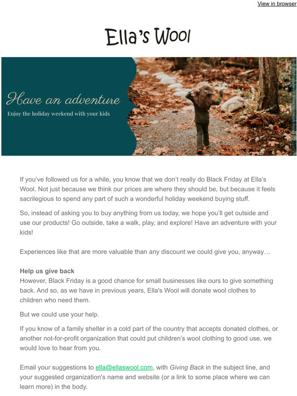 Have an adventure today!