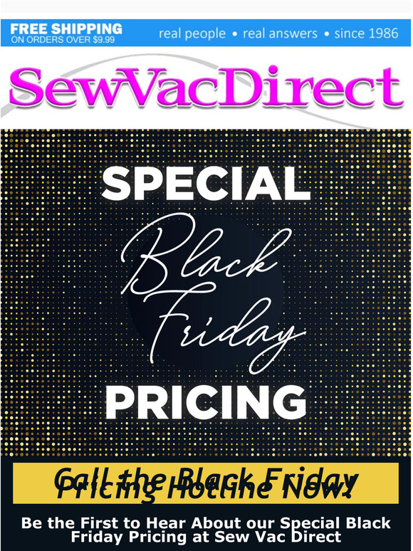 Special Black Friday Pricing