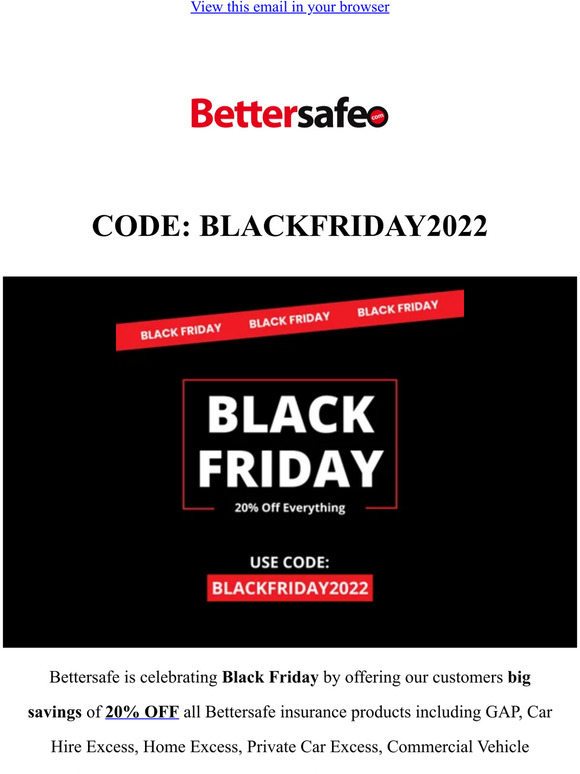 BLACK FRIDAY 2022 SALE! 🎉