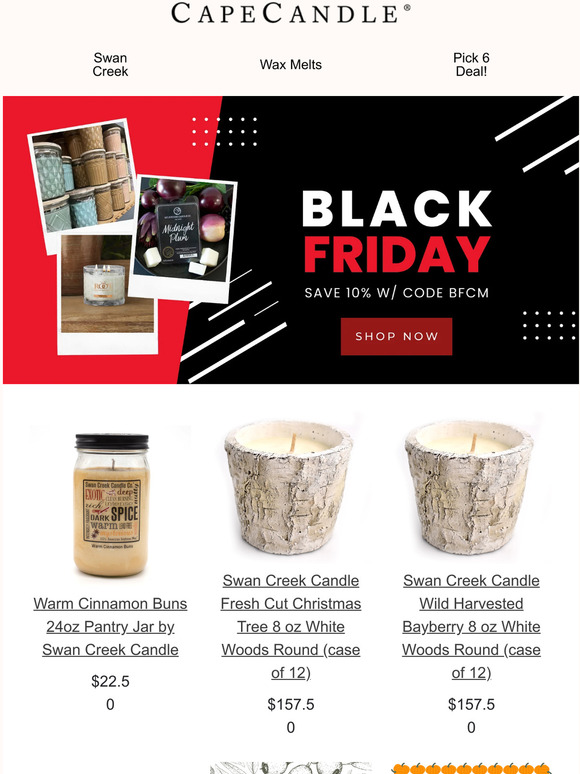 Cape Candle Biggest Coupon Of The Year Active Now! Milled