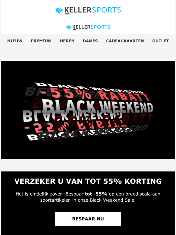 BLACK WEEKEND I -55% I SPAAR NU 💥