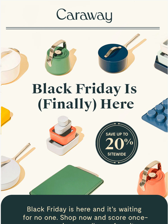 Caraway Black Friday Savings Are HERE! Milled