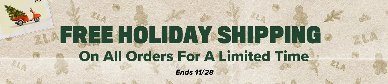 EXTENDED - Free Holiday Shipping