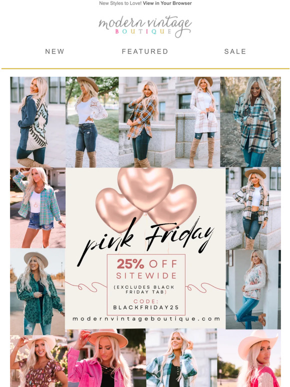BLACK FRIDAY 🖤 25% OFF 🖤 EVERYTHING!