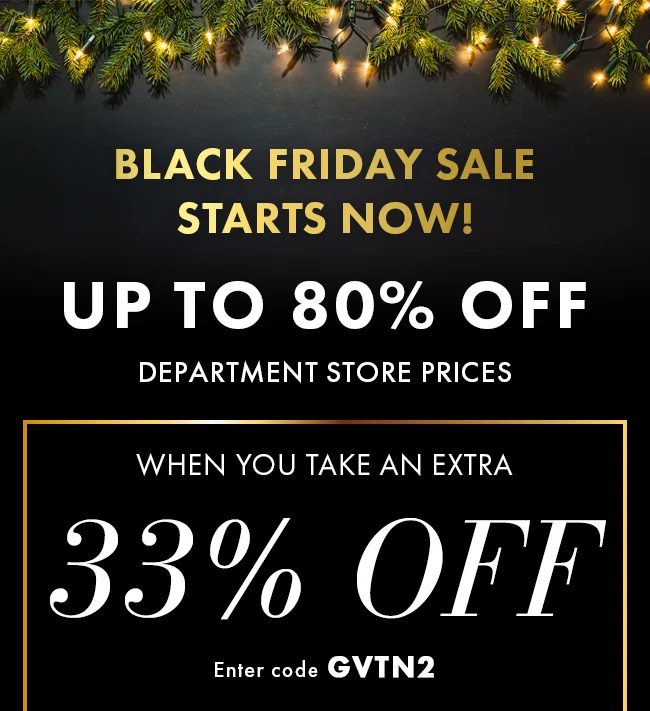 FragranceNet: ALL 33% OFF! Black Friday starts NOW!