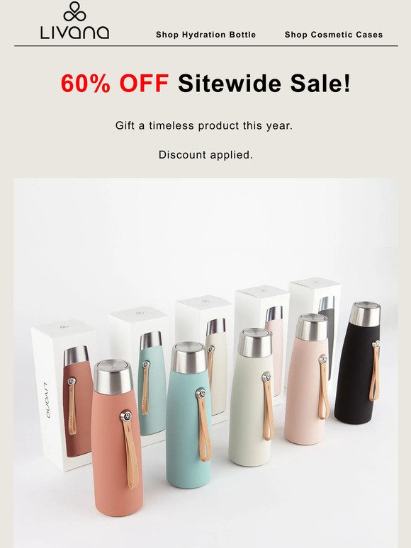 60% OFF Sitewide Sale