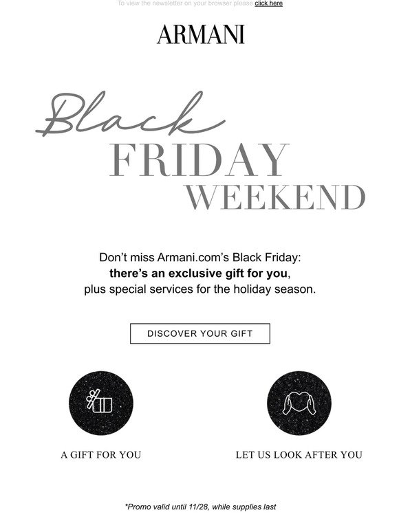 BLACK FRIDAY WEEKEND: there’s a gift for you