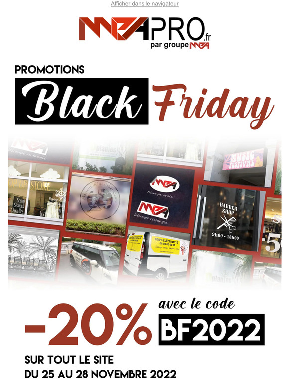 Les promotions du Black Friday ! 🔥