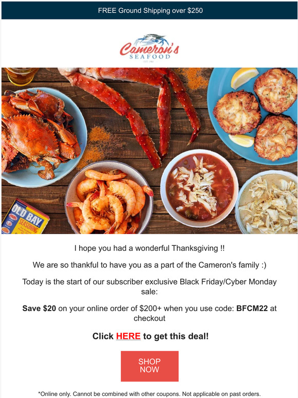 Black Friday/Cyber Monday sale starts NOW!