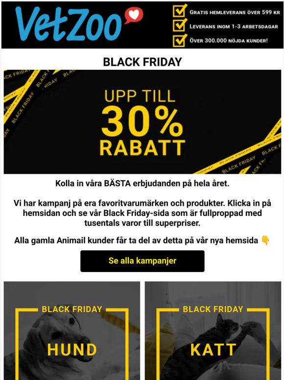 Det enda Black Friday-mailet ditt husdjur bryr sig om 😻
