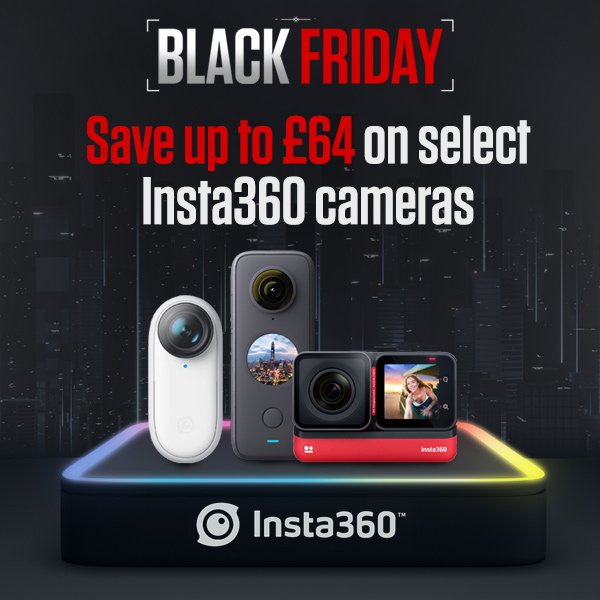 Save up to £64 on select Insta360 cameras