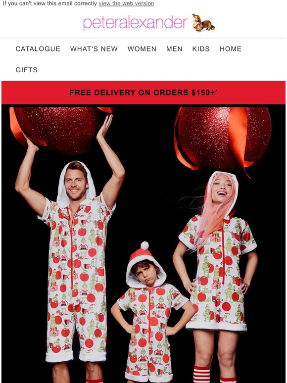 Peter Alexander: The Grinch PJs that stole your heart are BACK! | Milled