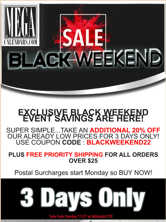 Black Weekend Deals Just for YOU!😄