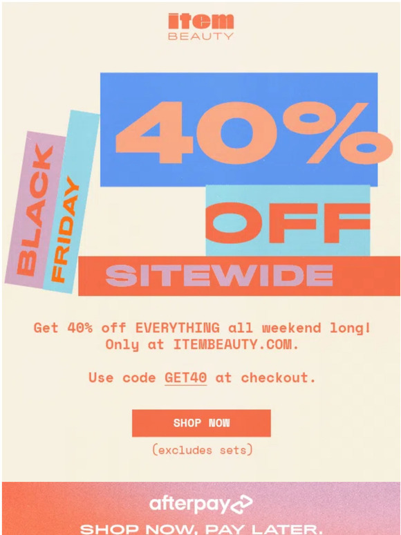 BLACK FRIDAY IS HERE 🖤