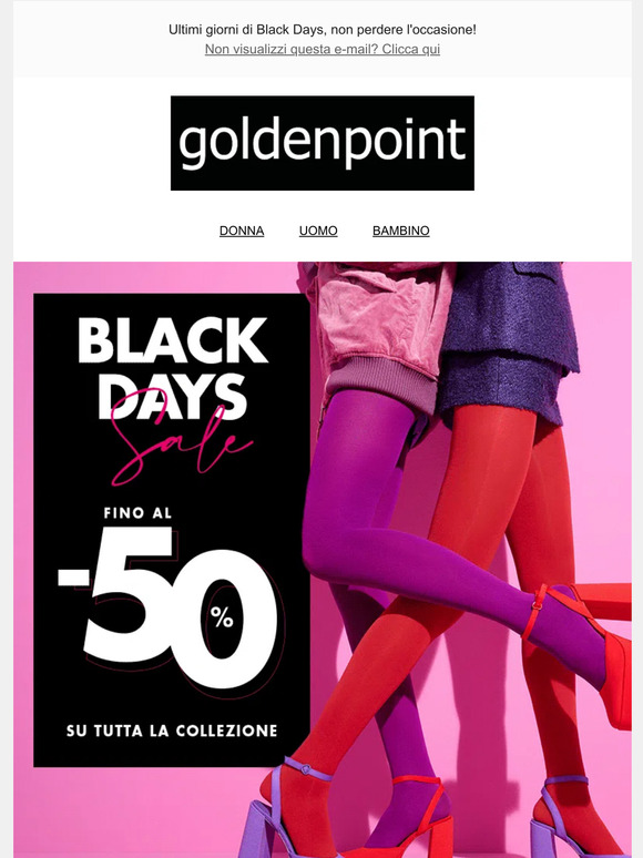 BLACK FRIDAY | Continuano gli sconti fino al -50%