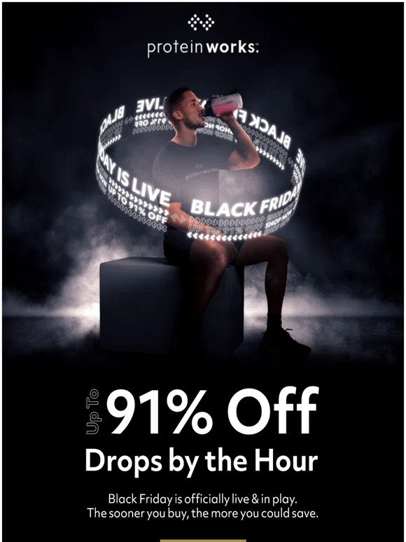 ⚫️ 55% -> 70% -> 91% Off. Black Friday is Here!