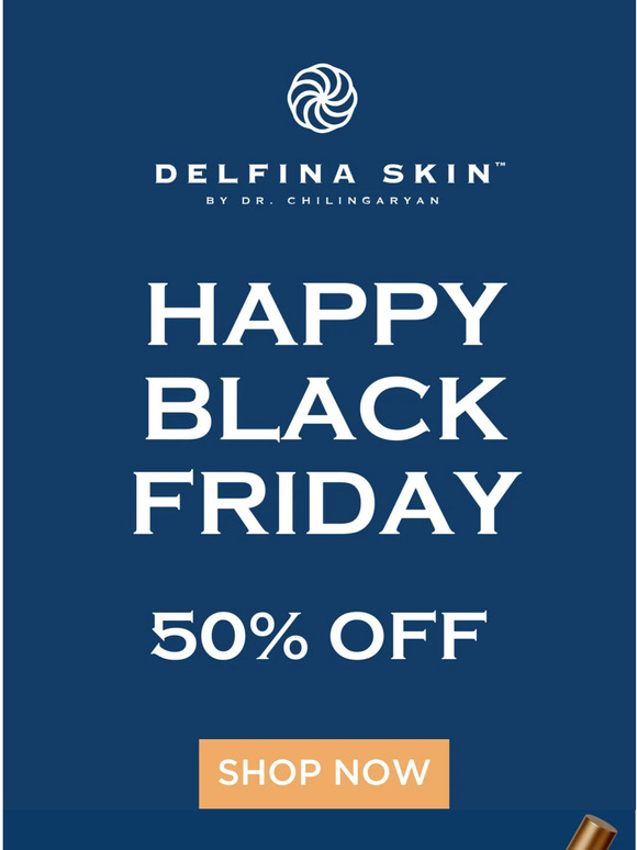 Get 50% Off Delfina Skin For Black Friday