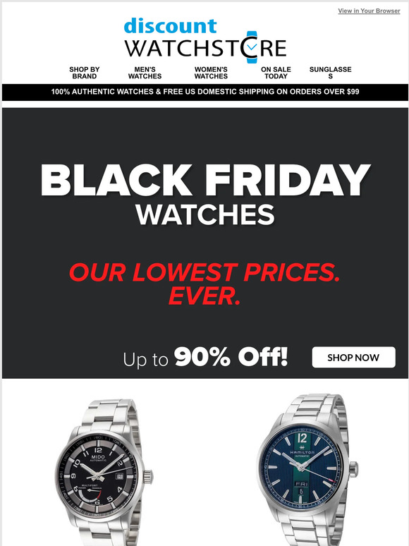 💥 Black Friday Watch Mega-Deals