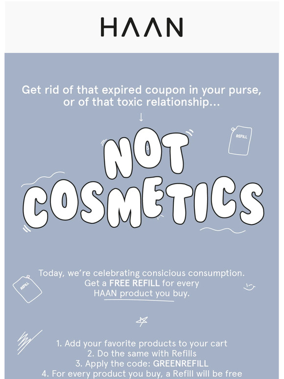 Don't get rid of your cosmetics