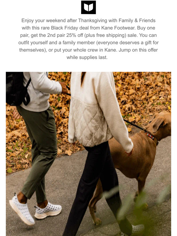 Kane Footwear Black Friday Deals Milled