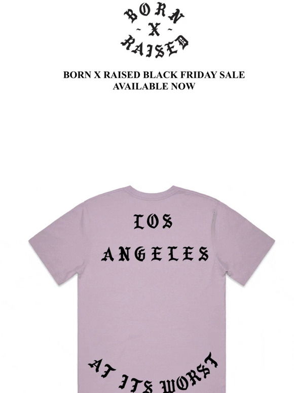 Born X Raised Los Angeles Dodgers LA Tee Blue メンズ - FW19 - JP