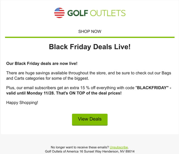 Black Friday Deals Live + 15% Discount Code