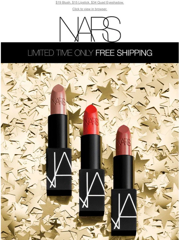 NARS: Three offers. Major savings. Limited time. | Milled