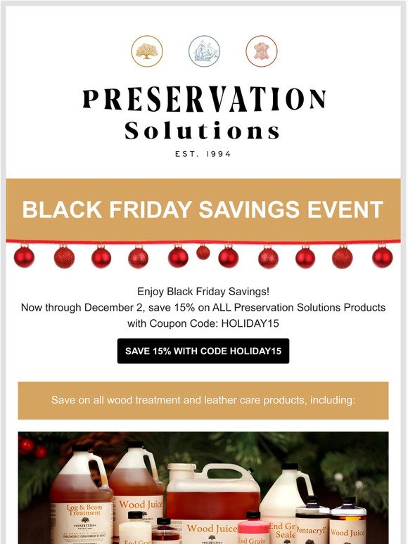 It's Time for Black Friday Savings!