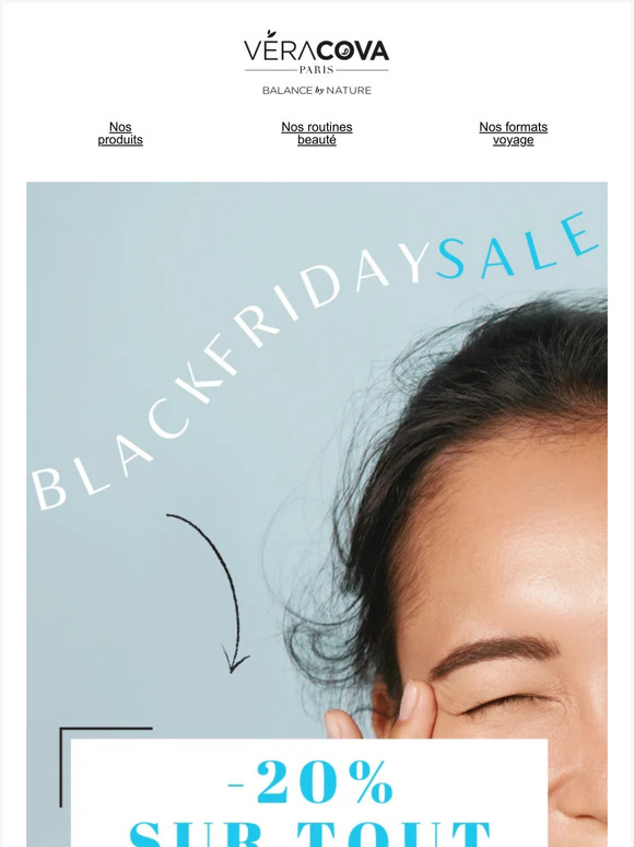 🥳🥳 BLACKFRIDAY ! -20% sur tout VERACOVA  ! 🥰