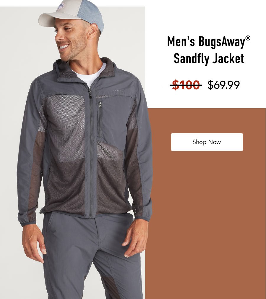 mens bugsaway sandfly jacket