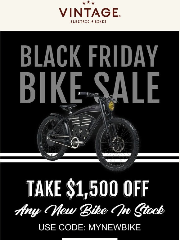 Black Friday Bike Sale! Holiday Sale! 🚴