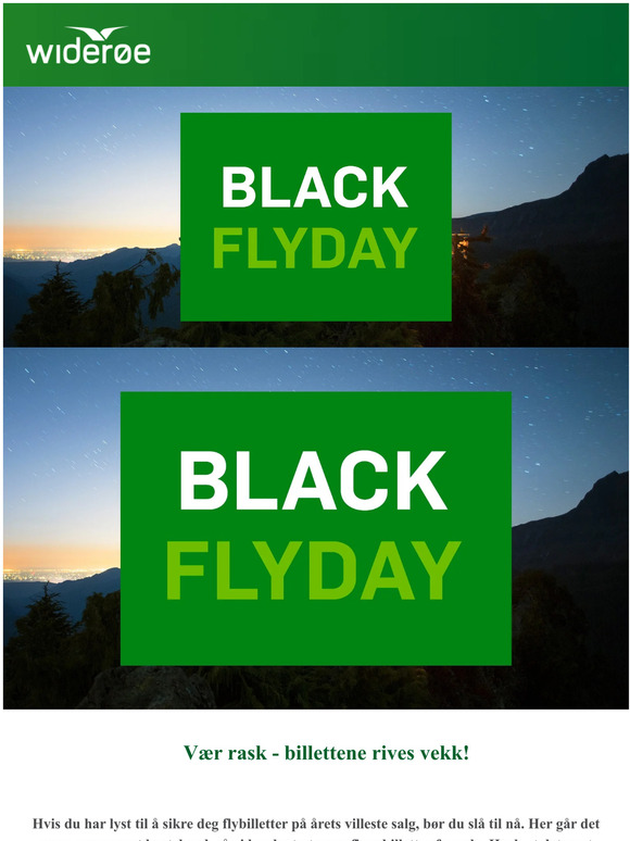 Black Flyday er on fire! 🔥