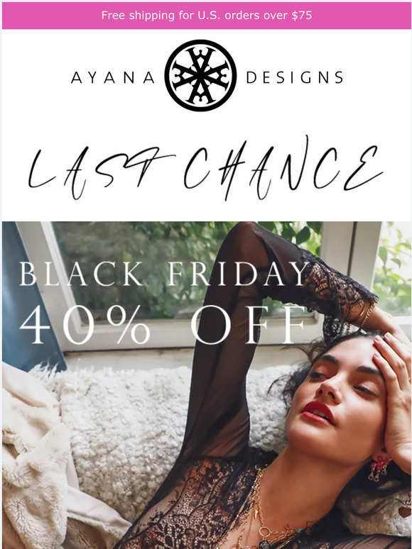 Last Chance⚡40% OFF Black Friday