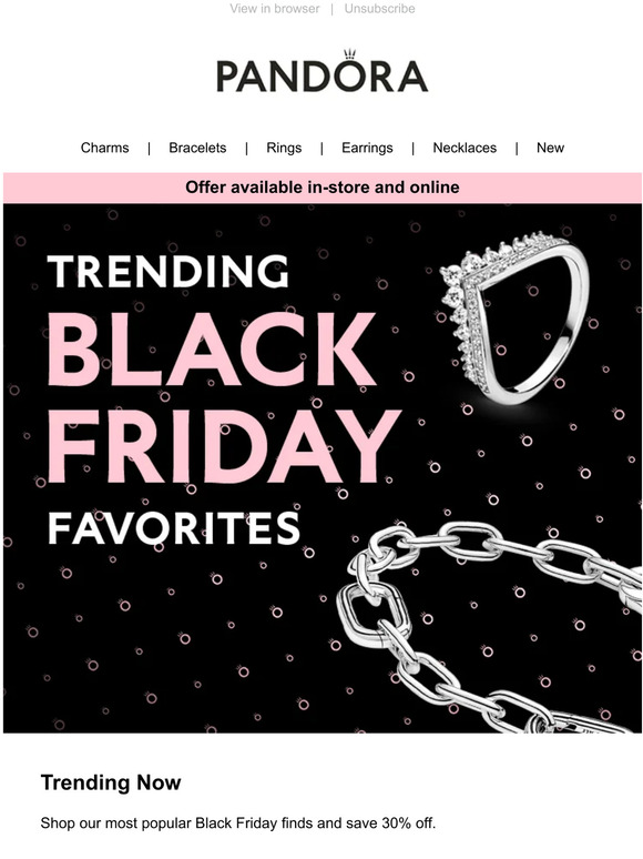 Enjoy Black Friday with us - we have the right jewelry for any outfit... Take advantage of 30% off. ⚫