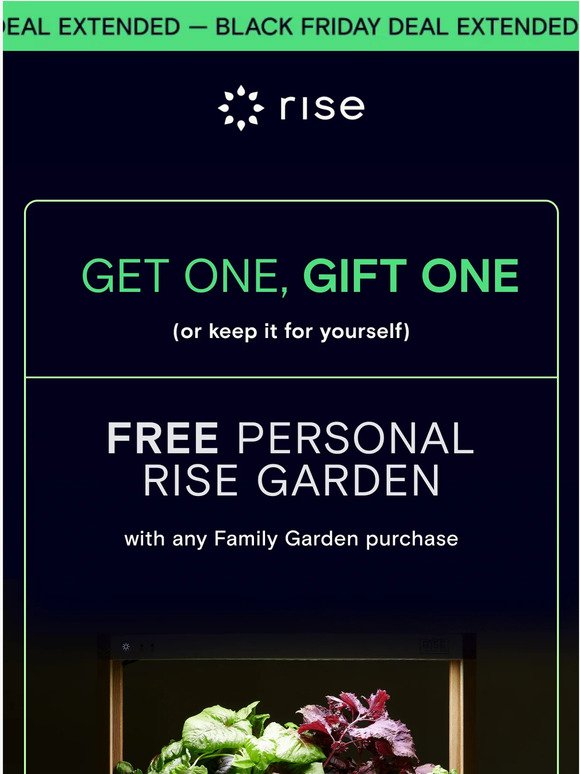 🎁🌱 Black Friday Sale: FREE Personal Gardens