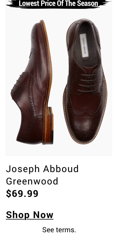 69 99 Joseph Abboud Greenwood Shoes