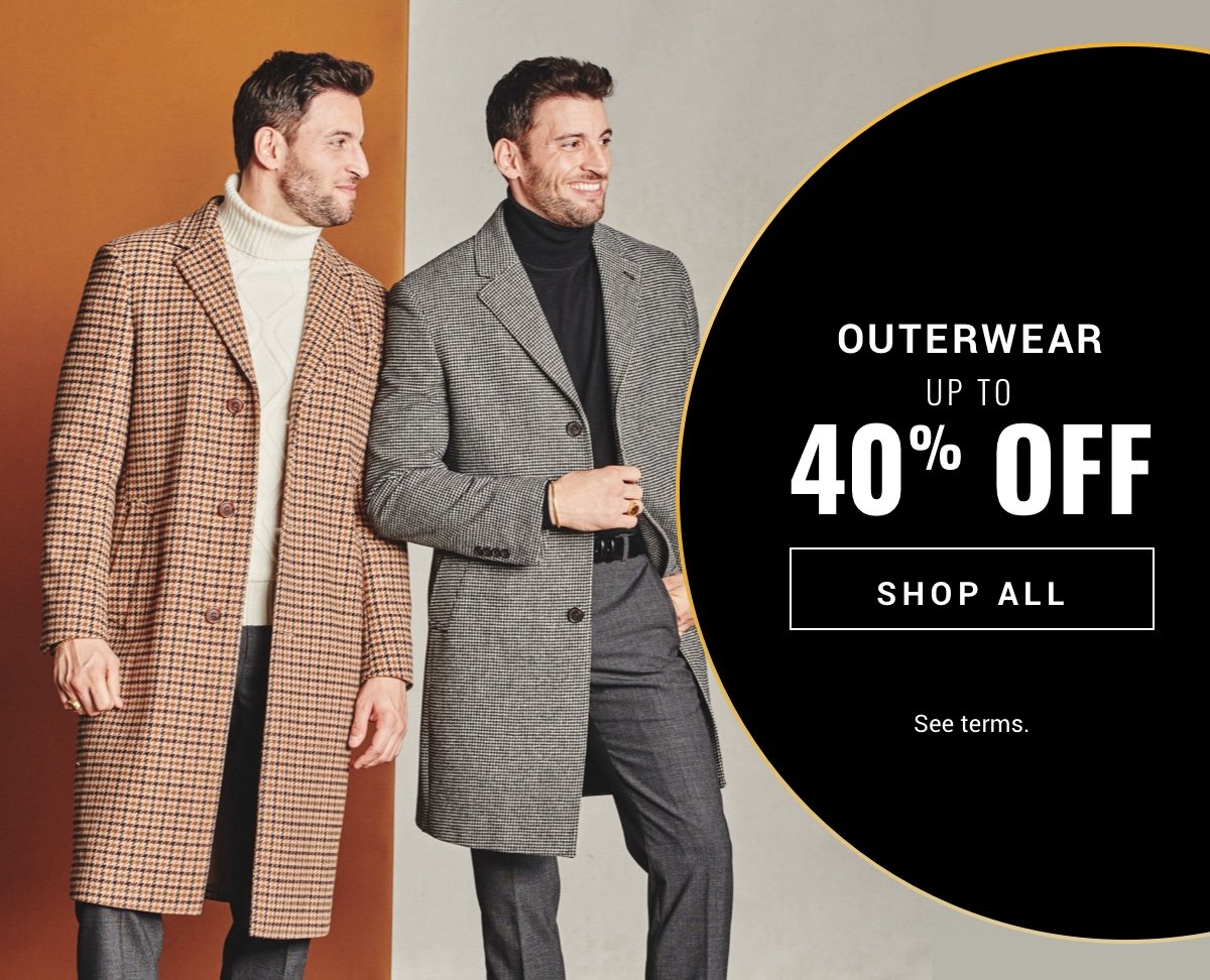 Shop up to 40 percent off outerwear