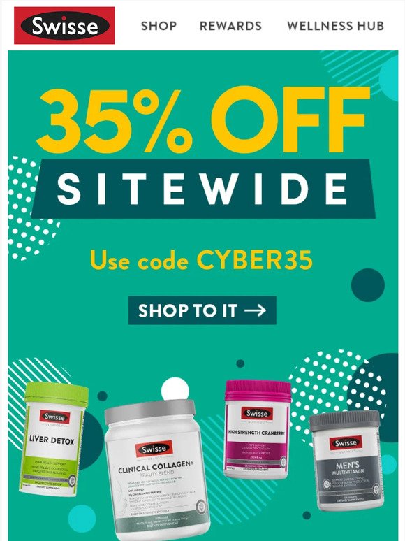 35% Off for Cyber Week 🙌