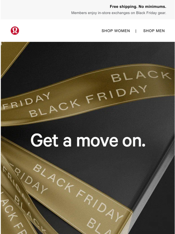 lululemon ICYMI Black Friday is here Milled