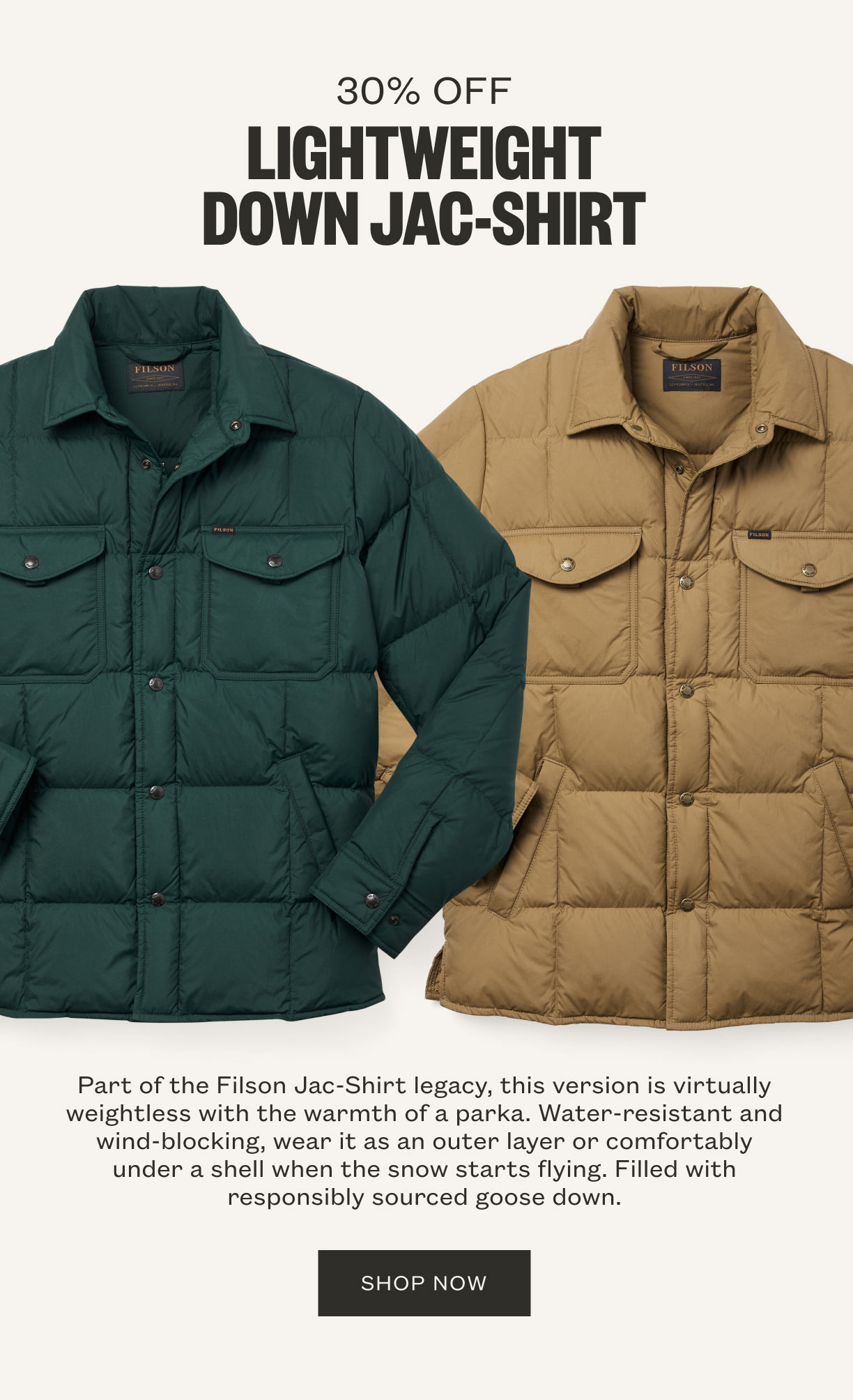 Filson 24Hr Only Black Friday Specials Milled