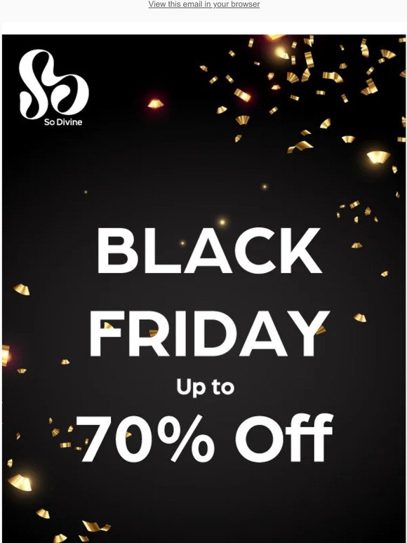 Shop Our Biggest Black Friday Deals