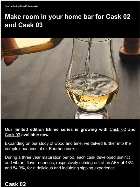 Ehime Cask 02 and Cask 03 are here