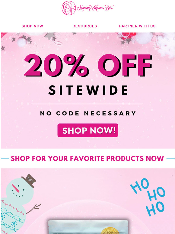 🖤 It's here: 20% off Site-wide! 🖤