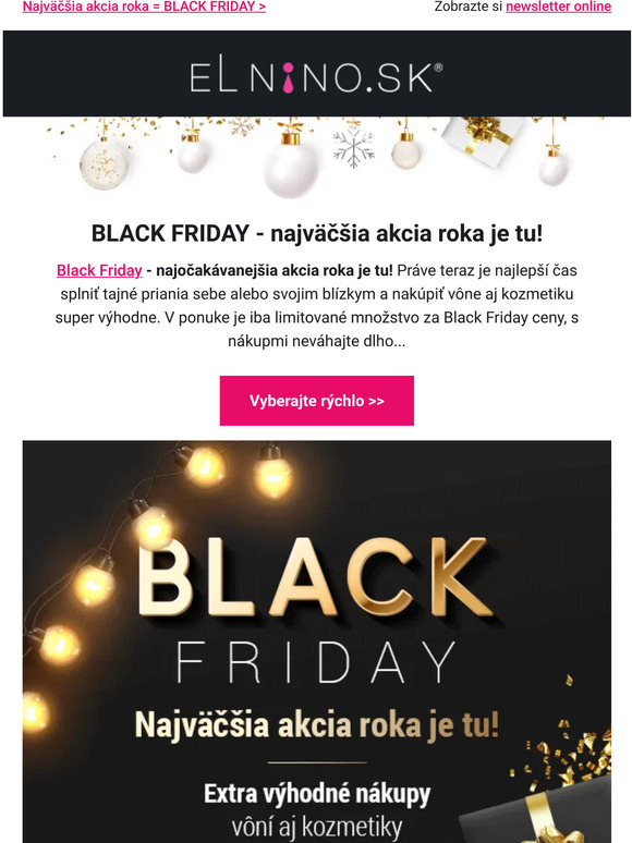 ⚫ BLACK FRIDAY ⚫ Extra zľavy ⚫ Top výber