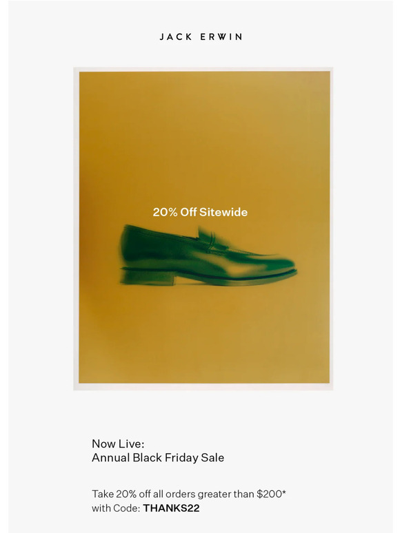 20% Off Sitewide